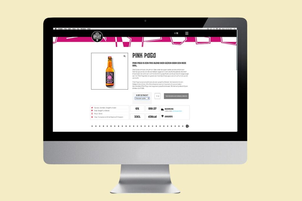 black bike media ecommerce webshop online store design