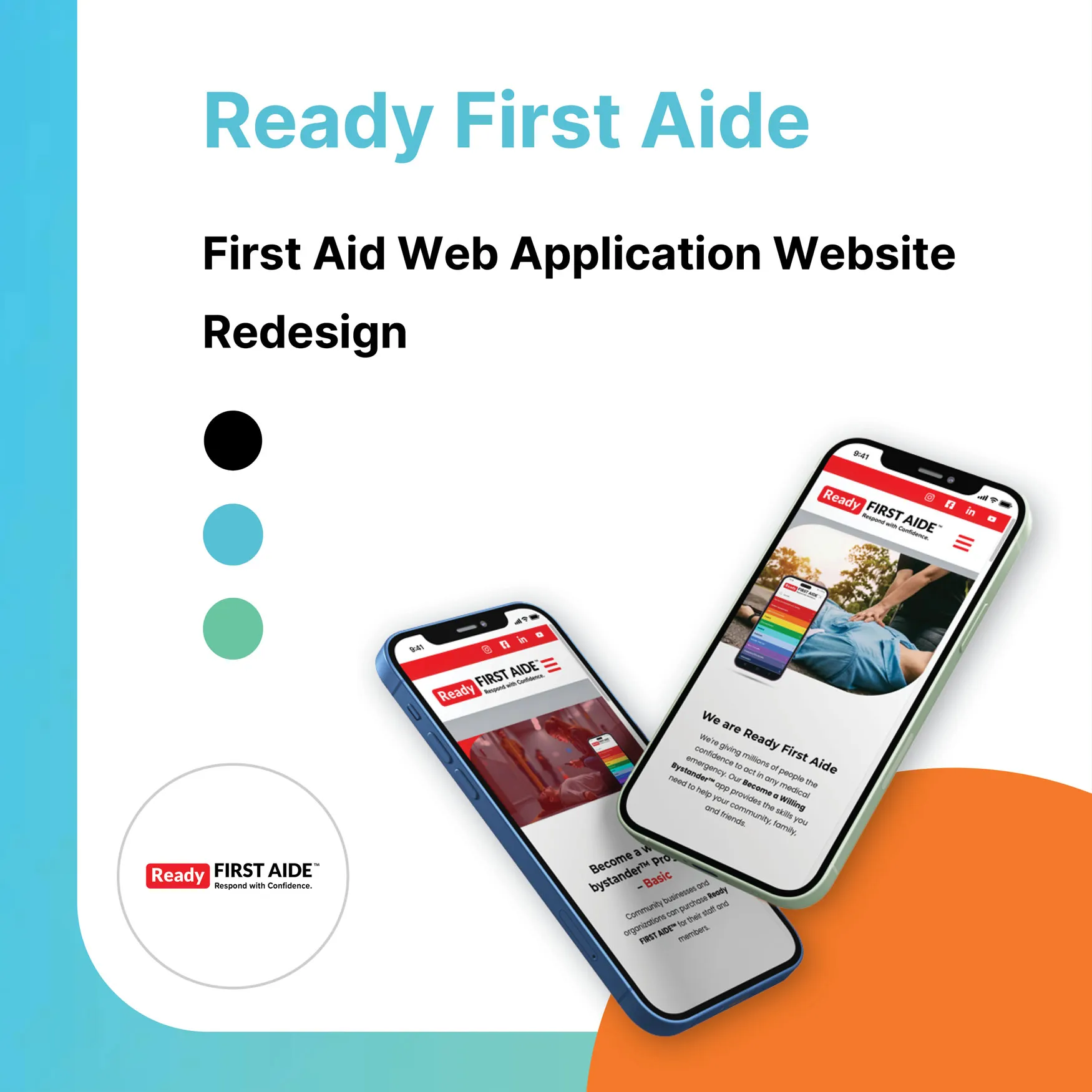 <span>Ready First Aide </span> | Website Redesign for First Aid App